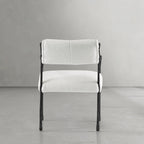 Hand-Forged Metal Retro Copper Iron Frame Dining Chair