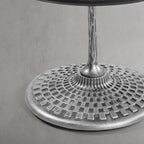 Hand-Forged Metal Wooden Side Table