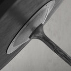 Hand-Forged Metal Wooden Side Table