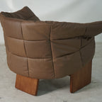 Quilted Leather "Marshmallow" Lounge Chair